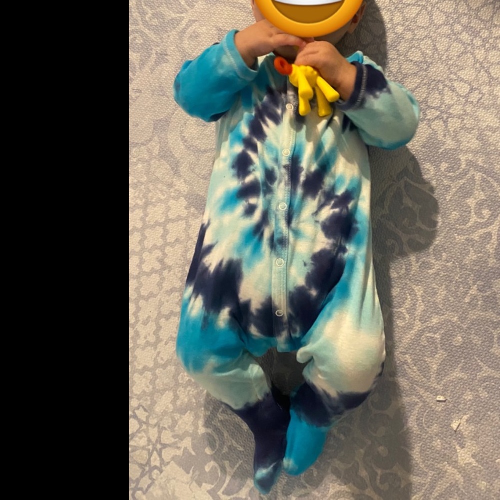 Tied dye footies